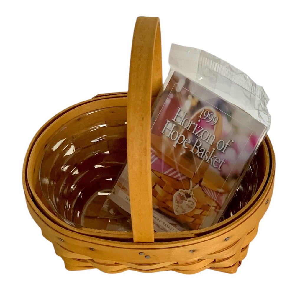 1999 Longaberger Horizon of Hope Breast Cancer Basket